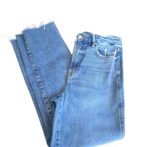 Good American Light Blue Straight Leg Jeans